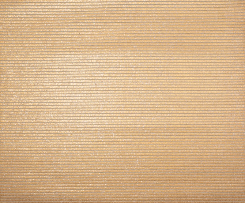 Образец Spun Gold — золотые рёберные травяные обои: тёплое золото с атласно-металлическим тонким горизонтальным рубчиком с шампанскими бликами
